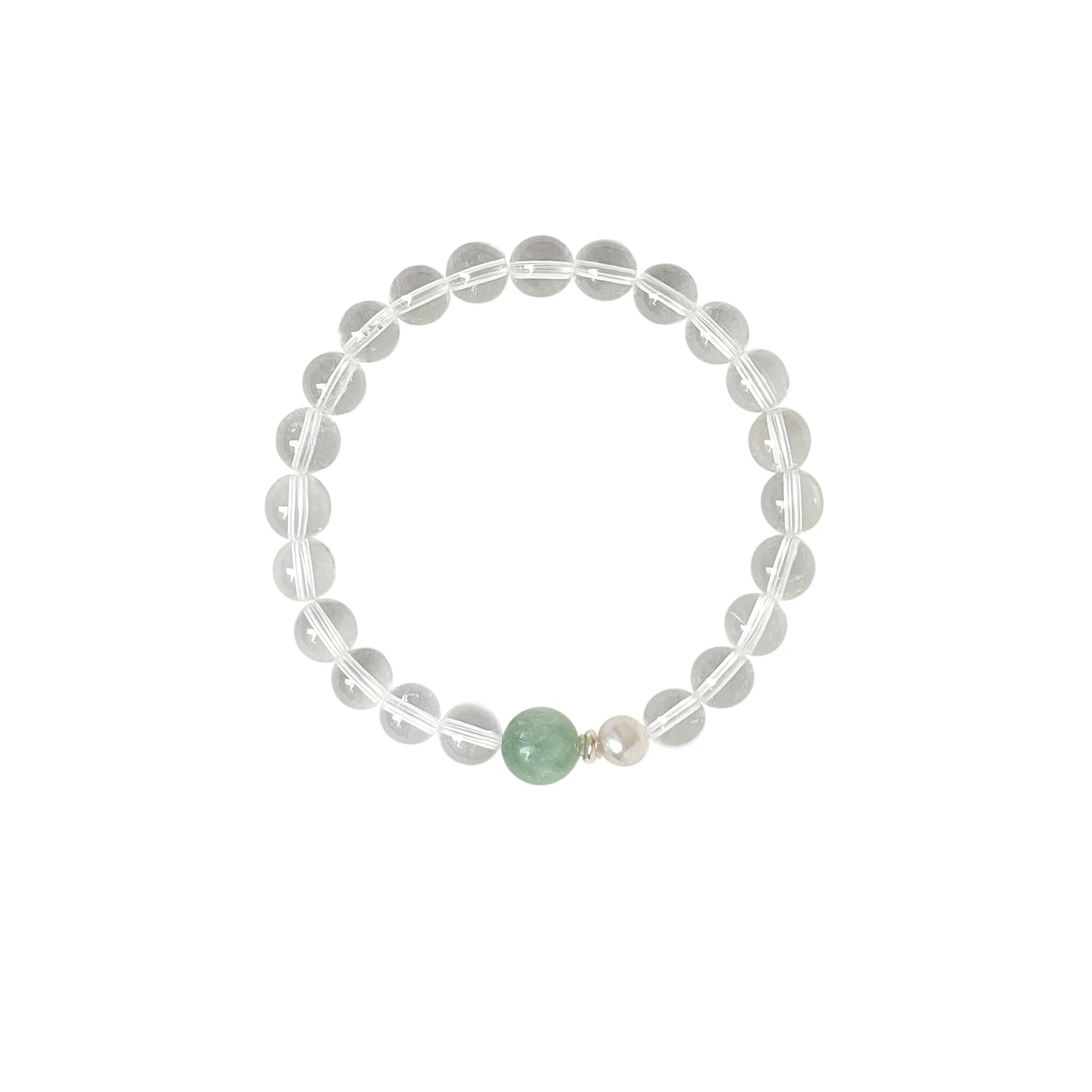 Rainbow Crystal Multi-Stone Bracelet — Clear Quartz, Amethyst, Tiger Eye & More