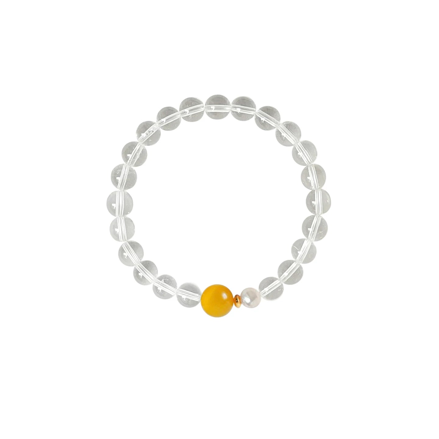 Rainbow Crystal Multi-Stone Bracelet — Clear Quartz, Amethyst, Tiger Eye & More