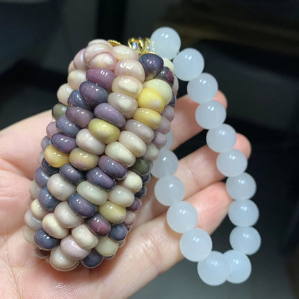 Gemstone-Colored Corn Ornament — For Nervous Fingers. Small Rotations. Quiet Return