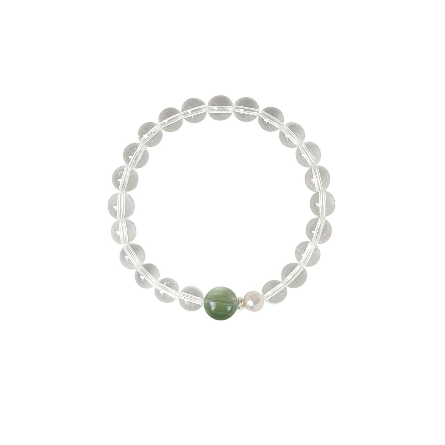 Rainbow Crystal Multi-Stone Bracelet — Clear Quartz, Amethyst, Tiger Eye & More