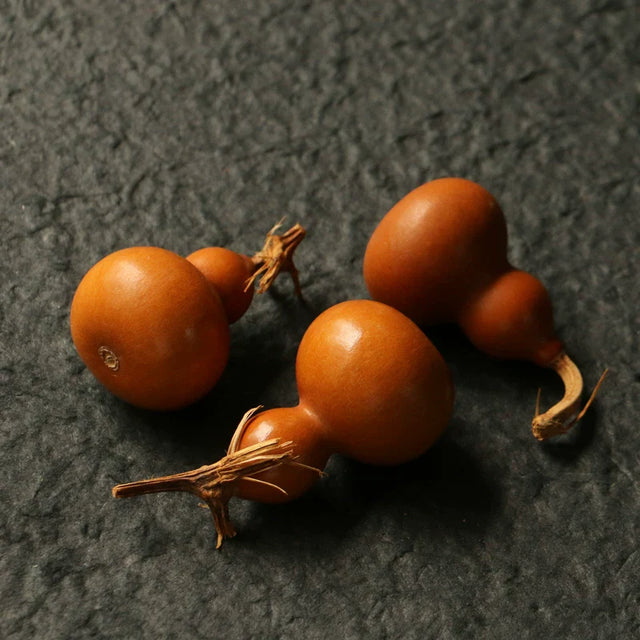 Handcrafted Aged Red Gourd — Fu Lu. Decades in the Making. Stillness in Red