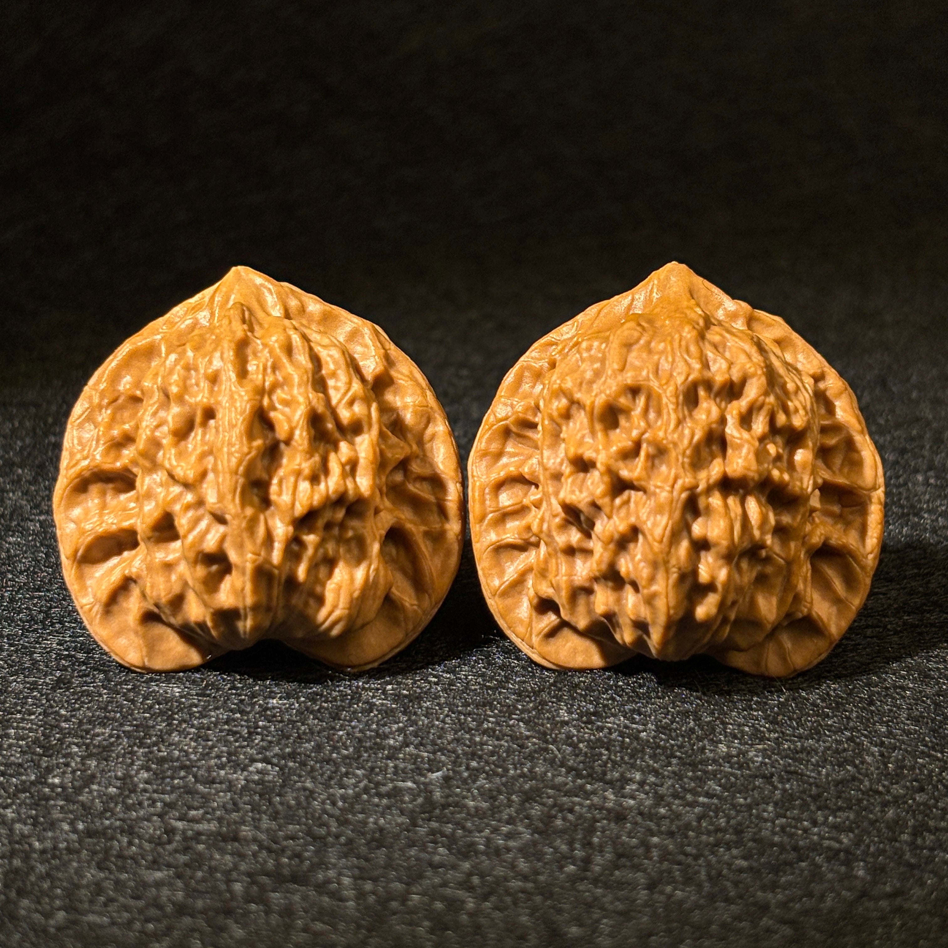 Prince Hat Wenwan Walnuts — One of the Four Famous Walnuts. Elegant Shape. Fast Patina. Daily Play.