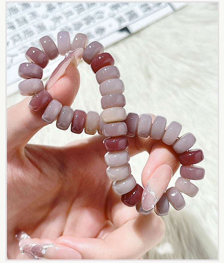 New Multi-color Flake Bodhi Bracelet — 10×7mm for Stress Relief & Mindful Play