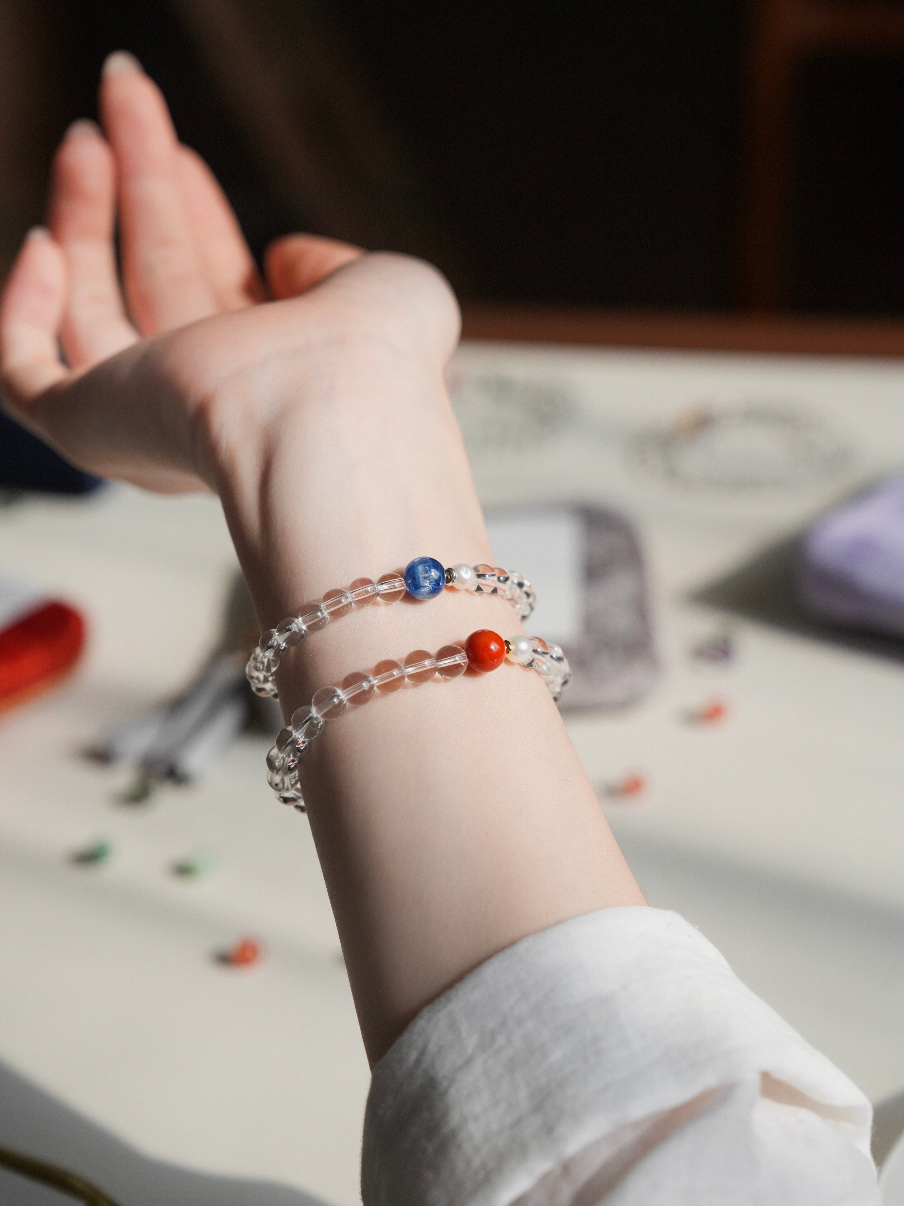 Rainbow Crystal Multi-Stone Bracelet — Clear Quartz, Amethyst, Tiger Eye & More