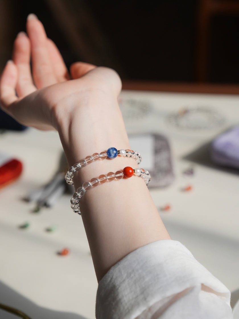Rainbow Crystal Multi-Stone Bracelet — Clear Quartz, Amethyst, Tiger Eye & More