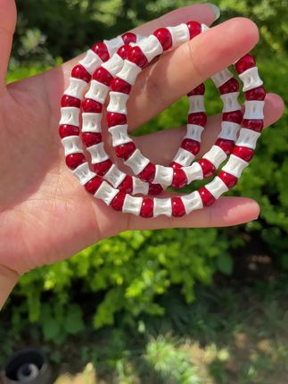 Handcrafted Fish Bone Bracelet 8mm