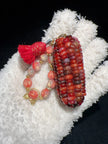 Summer Flame Red Corn Ornament — Small Heat. Quiet Fingers. A Glow That Grows
