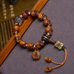 Tibetan Yak Bone Skull Bead Bracelet | Handcrafted Cemetery Mala | Reclaimed Bone Spiritual Jewelry