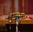 Yak Bone Mala Bracelet: 108 Tibetan Buddhist Prayer Beads