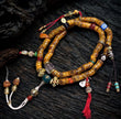 Yak Bone Mala Bracelet: 108 Tibetan Buddhist Prayer Beads