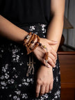 Yak Bone Mala Bracelet, 108 Prayer Beads Necklace, Tibetan Buddhist Gift