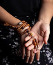 Yak Bone Mala Bracelet, 108 Prayer Beads Necklace, Tibetan Buddhist Gift