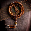 Yak Bone Mala Bracelet, 108 Prayer Beads Necklace, Tibetan Buddhist Gift