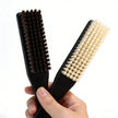 Zen Walnut Professional Patina Brush Set — Dual‑Action Cleaning & Polishing Kit for Wenwan Collector (Set of 2)