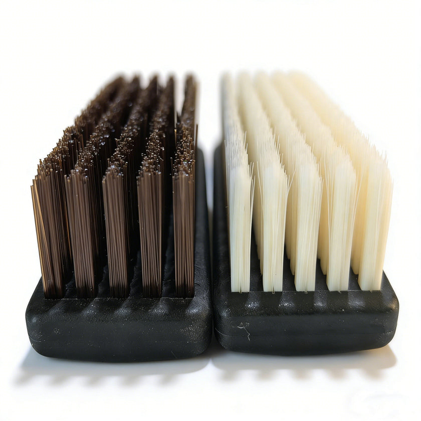Zen Walnut Professional Patina Brush Set — Dual‑Action Cleaning & Polishing Kit for Wenwan Collector (Set of 2)
