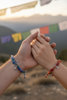 Tibetan Love Bracelet - Handwoven Cotton Wristband with Vibrant Energy